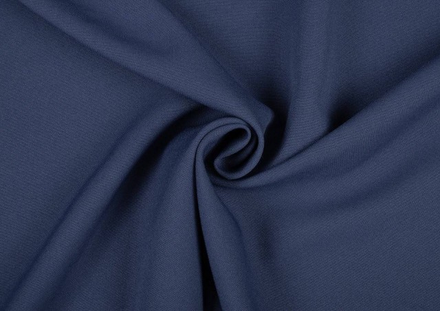 Tissu en Popeline de Couleurs couleur Bleu Marine