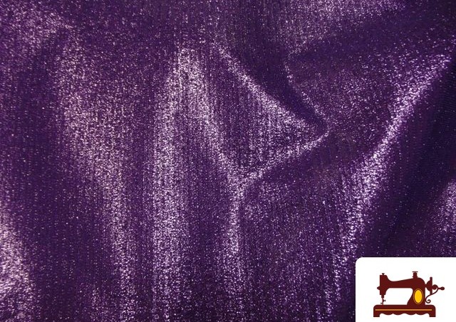 Tissu en Lamé Fantaisie couleur Violet