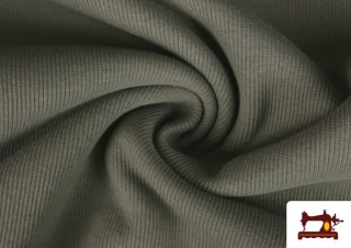 Tissu de Poing Canalé couleur Gris Tissu de Poing Canalé couleur Gris