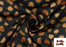 Vente en ligne de Tissu en Serge Crêpe avec Demi-Oranges