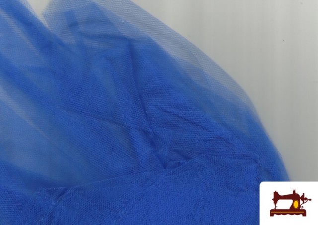 Vente en ligne de Tissu en Tulle pour Évènements et Décoration couleur Gros bleu