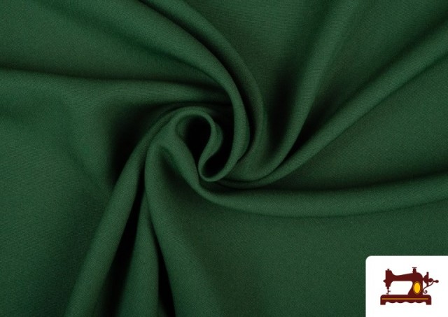 Vente de Tissu en Stretch Économique de Couleurs couleur Vert Bouteille