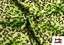 Tissu à Poil Court Imprimé Léopard pour Costumes et Tapisserie