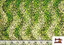 Acheter en ligne Tissu à Poil Court Imprimé Léopard pour Costumes et Tapisserie couleur Vert pistache