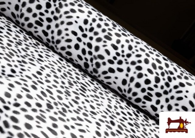 Vente en ligne de Tissu Imprimé Imitation Dalmatien - Poil Court