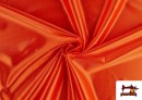 Acheter en ligne Tissu Satiné/Ketten de Couleurs couleur Orange