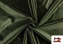 Tissu Satiné/Ketten de Couleurs couleur Vert Bouteille