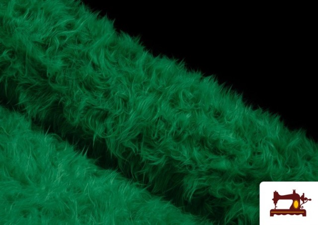 Tissu à Poil Long de Couleurs couleur Vert