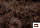 Vente en ligne de Tissu à Poil Long Marron pour Costume Animal couleur Brun