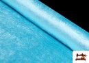 Vente de Tissu en Velours Économique couleur Bleu