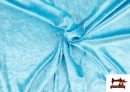 Tissu en Velours Économique couleur Bleu