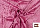 Tissu en Velours Économique couleur Fuchsia