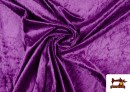 Vente en ligne de Tissu en Velours Économique couleur Violet foncé