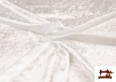 Acheter en ligne Tissu en Velours Économique couleur Blanc