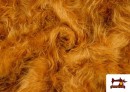 Vente de Tissu à Poil Long Cuivré Moutarde - Costume de Lion