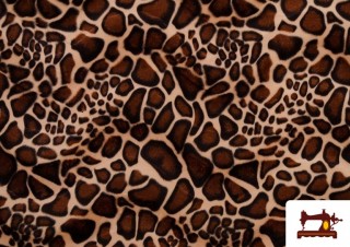 Acheter en ligne Tissu Imprimé Girafe - Poil Court Acheter en ligne Tissu Imprimé Girafe - Poil Court
