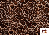 Acheter en ligne Tissu Imprimé Girafe - Poil Court