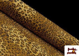 Tissu en Canvas avec Imprimé Animal