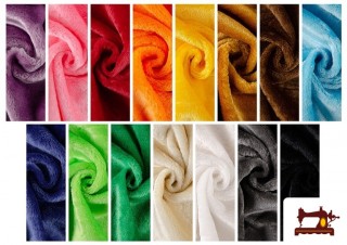 Tissu à Poil Court de Couleurs Tissu à Poil Court de Couleurs