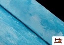 Vente de Tissu à Poil Court de Couleurs couleur Bleu turquoise