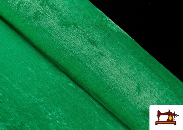 Vente de Tissu à Poil Court de Couleurs couleur Vert