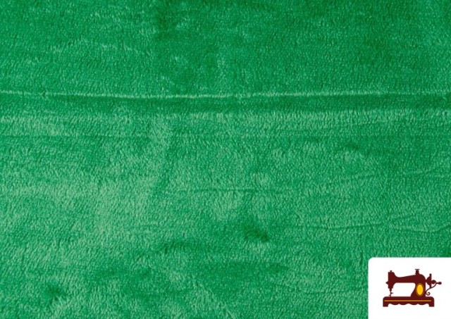 Tissu à Poil Court de Couleurs couleur Vert