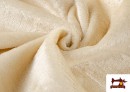 Vente de Tissu à Poil Court de Couleurs couleur Écru