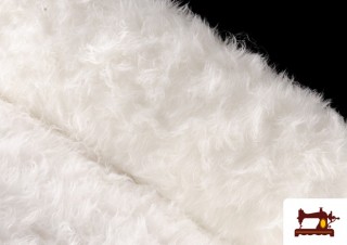 Tissu à Poil Long Blanc pour Costume Animal Tissu à Poil Long Blanc pour Costume Animal