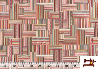 Tissu pour Tapisserie en Gobelin Multicolore