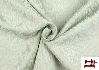 Vente de Tissu en Jacquard Cloqué de Soie en Couleurs Douces Vente de Tissu en Jacquard Cloqué de Soie en Couleurs Douces