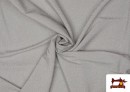Acheter en ligne Tissu de Tee-Shirt avec Lycra et Lamé couleur Gris clair