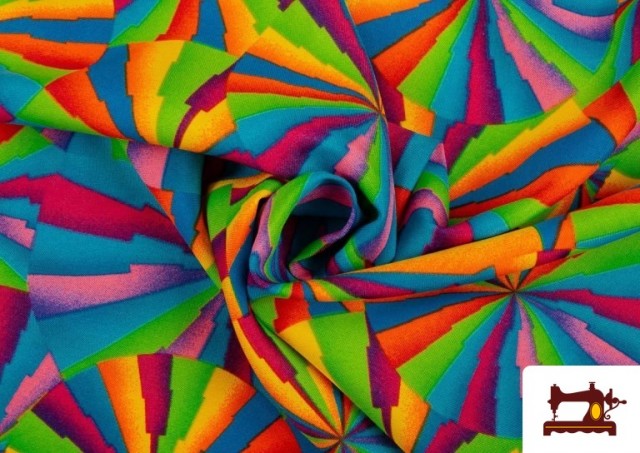 Vente en ligne de Tissu Fantaisie avec Imprimé Multicolore