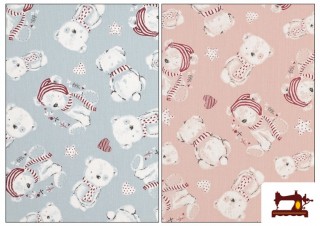 Acheter Tissu Viyella en Coton Organique Imprimé