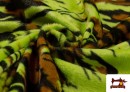 Vente en ligne de Tissu à Poil Court Imprimé Tigre de Couleurs couleur Vert pistache