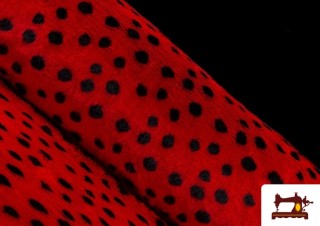 Tissu à Poil pour Déguisement de Coccinelle