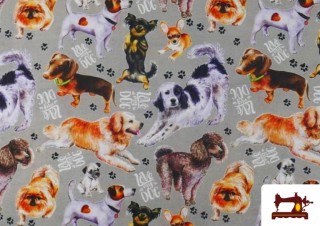 Acheter Tissu en Canvas avec Imprimé Digital Chiens Acheter Tissu en Canvas avec Imprimé Digital Chiens