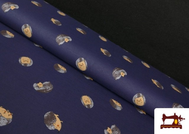 Tissu de Tee-Shirt Infantile Imprimé avec Hérissons