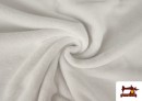 Acheter en ligne Tissu Éponge en Bambou de Couleurs Pastel couleur Blanc