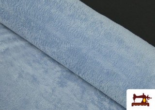 Tissu Éponge en Bambou de Couleurs Pastel couleur Bleu Tissu Éponge en Bambou de Couleurs Pastel couleur Bleu