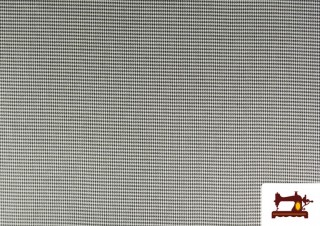 Tissu Viyella avec Imprimé Pied-de-Poule Mini