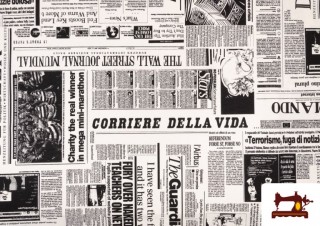 Vente de Tissu Imprimé avec Journal Presse Vente de Tissu Imprimé avec Journal Presse