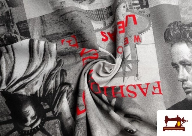 Vente en ligne de Tissu en Canvas avec Acteurs de Hollywood