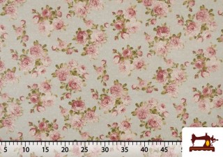 Vente de Tissu en Canvas avec Imprimé Vintage Vente de Tissu en Canvas avec Imprimé Vintage