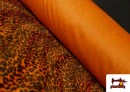 Vente en ligne de Tissu à Poil Léopard de Couleurs couleur Orange