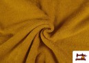 Tissu pour Serviettes avec Boucle Américaine de Couleur Beige Sable couleur Moutarde
