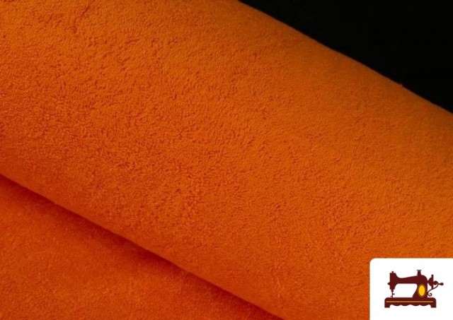Tissu pour Serviettes avec Boucle Américaine de Couleur Beige Sable couleur Orange
