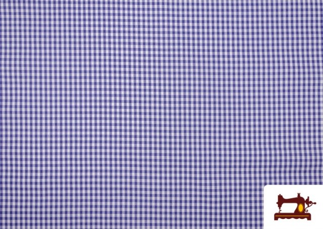 Acheter Tissu à Carreaux Vichy de Couleurs couleur Gros bleu