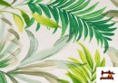 Acheter en ligne Tissu en Canvas Imprimé avec Fleurs Tropicales