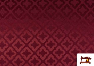 Acheter en ligne Tissu Fantaisie Jacquard Médiéval couleur Rubis Acheter en ligne Tissu Fantaisie Jacquard Médiéval couleur Rubis