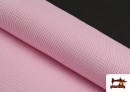 Acheter en ligne Tissu en Waffle/Gaufre de Couleurs couleur Rose pâle
